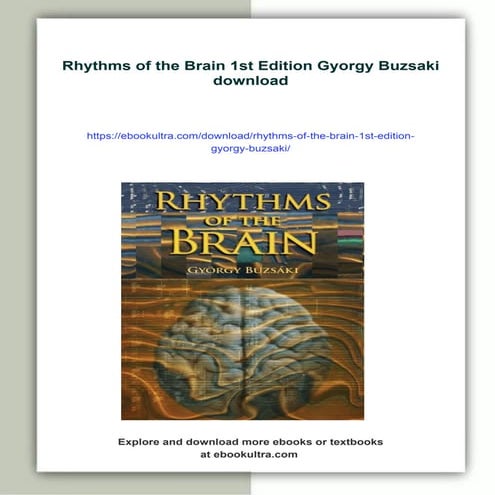 Rhythms of the Brain 1st Edition Gyorgy Buzsaki