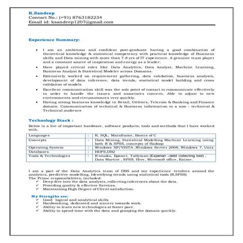 Sandeep_Analytics_Resume