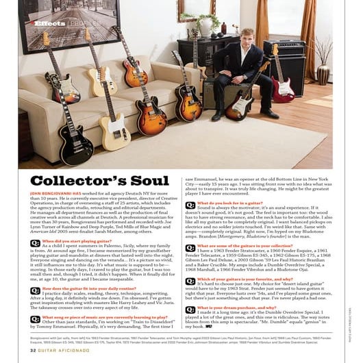 Collector's Soul in Paul Allen issue