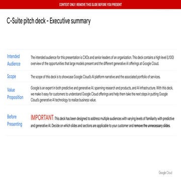 Build with AI: Google Cloud Platform & Vertex AI | PPTX