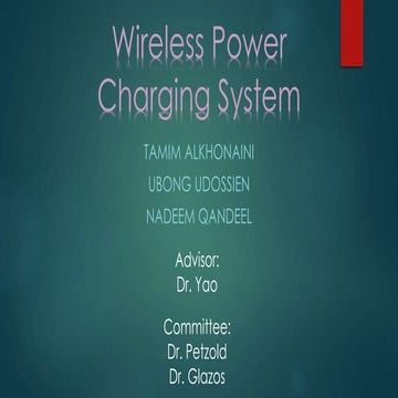 Wireless Charging Proposal 
