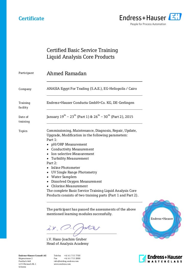 Certificate Ahmed Ramadan Part 1 2