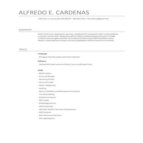 2016 Resume | DOCX