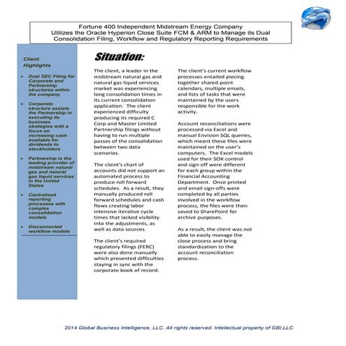 GBI Case Study Midstream Energy Company 2015