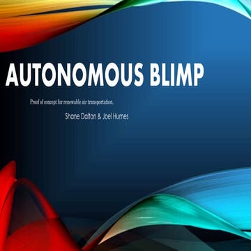 DesktopAutonomous Blimp