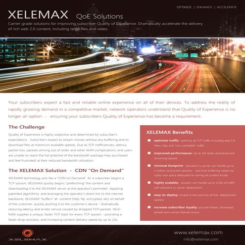 Xelemax Data Sheet_2015