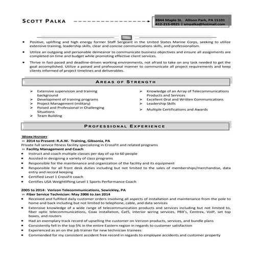 Scott Palka Resume 