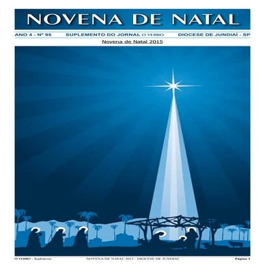 Novena de Natal 2015 - diocese de Jundiaí