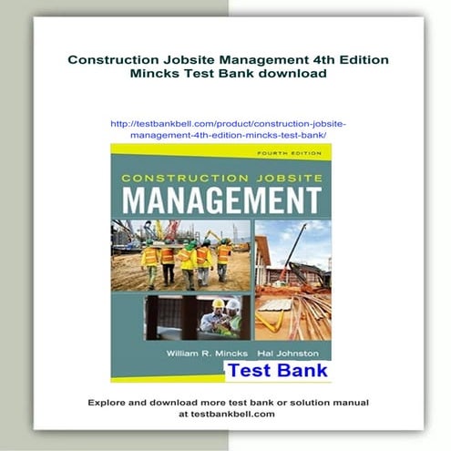 CONSTRUCTION MANAGEMENT 4TH EDITION PDF visual data 7