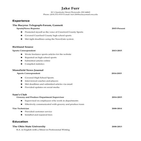 Jake Courtepatte - Resume | DOCX
