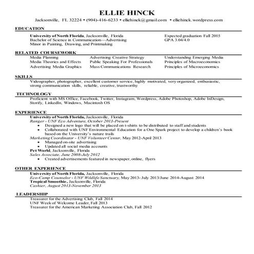 2014 Hinck_Resume 