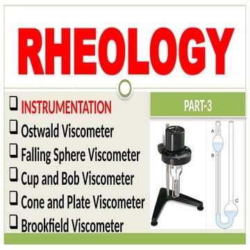Rotational viscometers | PPTX