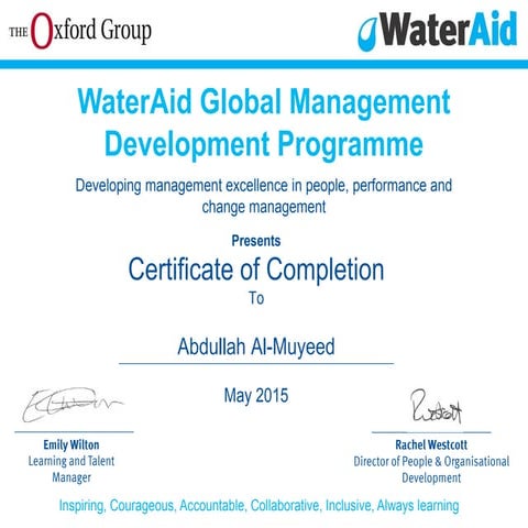 MDP Programme Certificate Muyeed | PDF