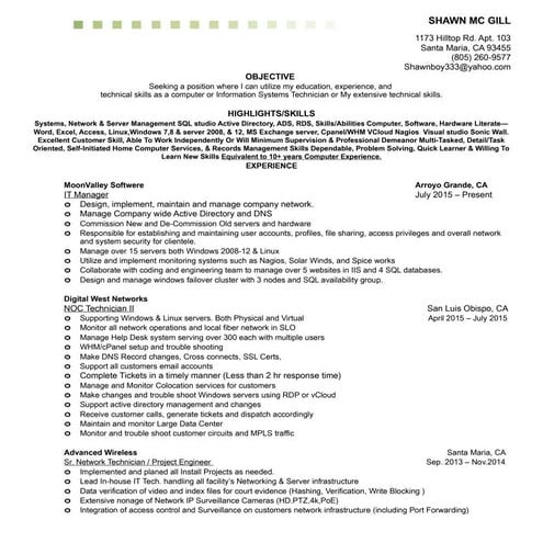 shawn mcgill RESUME+ New (1) | PDF