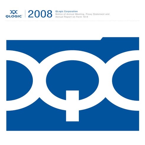 QLogic FY08 Annual Report | PDF