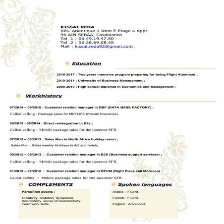Chef udo cv, updated | DOCX