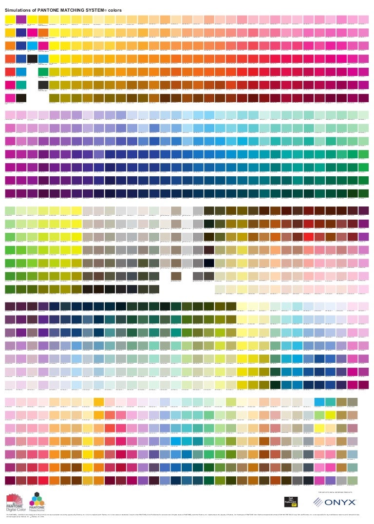 Pms Coated Color Chart