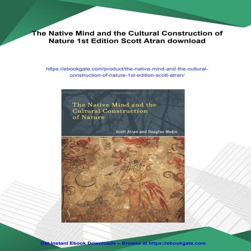 The Native Mind and the Cultural Construction of Nature 1st Edition ...