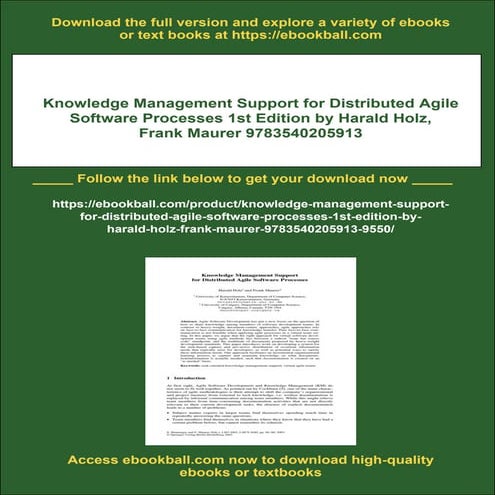 Knowledge Management in Agile Projects | PDF