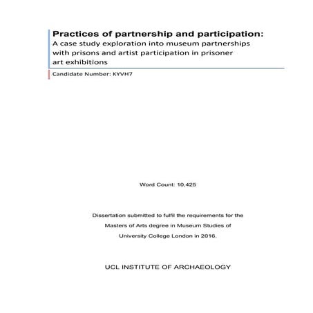 KYVH7 MA Museum Studies Dissertation 