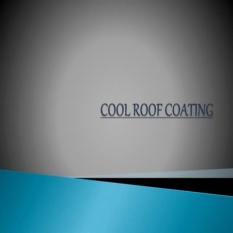 COOL ROOF COATING