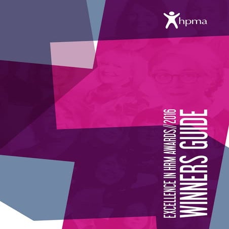 HPMA Awards 2016 Winners Guide