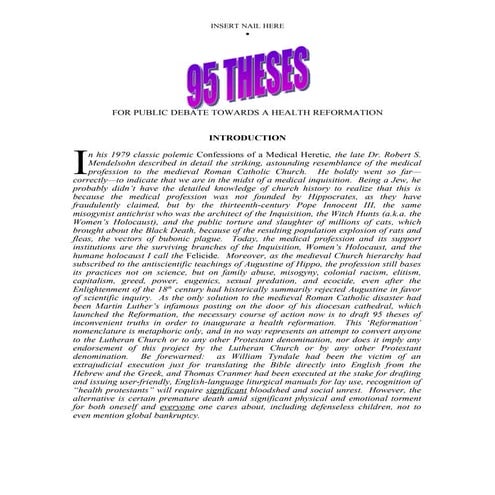 95 Theses