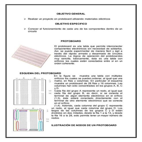 Diseño de Circuitos en Protoboard | DOCX