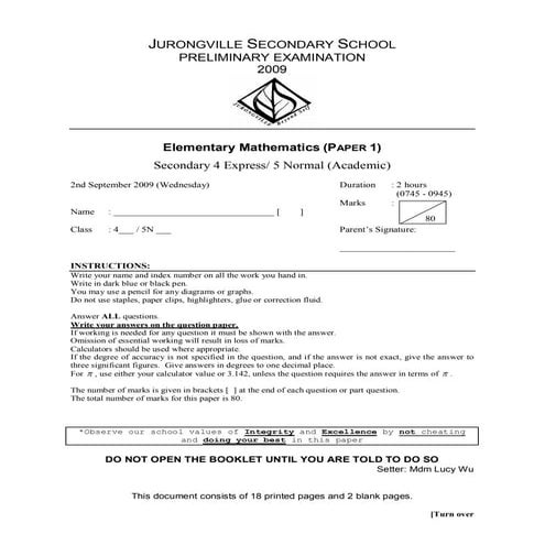 Jurongville Emath Paper1_printed