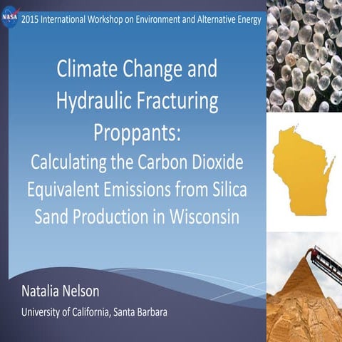 Final Climate Change and Hydraulic Fracturing Proppants | PPTX
