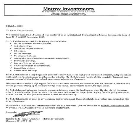 matrox letter | PDF