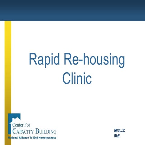 Rapid Re-Housing Clinic I