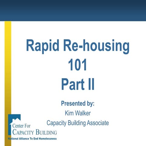 Rapid Re-Housing Clinic II