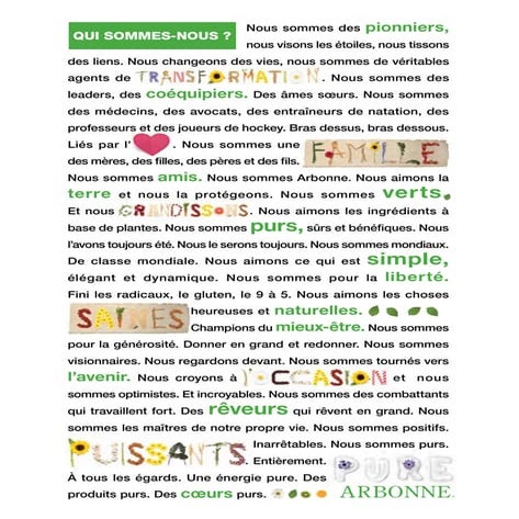 Arbonne Catalog - French Canadian version - May 2015