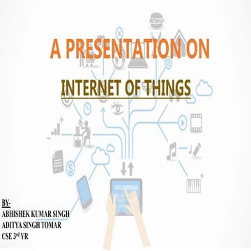 INTERNET OF THINGS (TEAM YMCA)