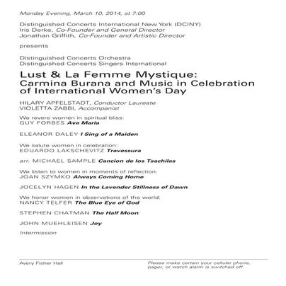NYC International Womens Day