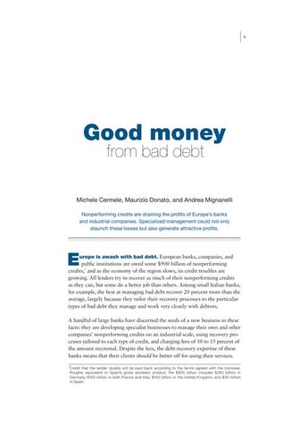 Business NPL McKinsey Quarterly2002