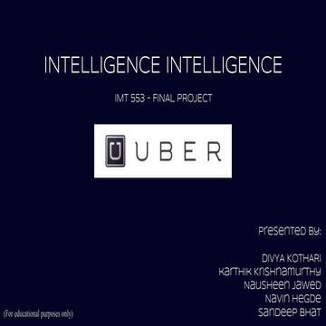 Intelligence Intelligence (Uber) | PPTX