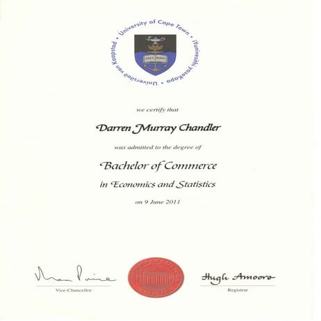 Master Certificate | PDF