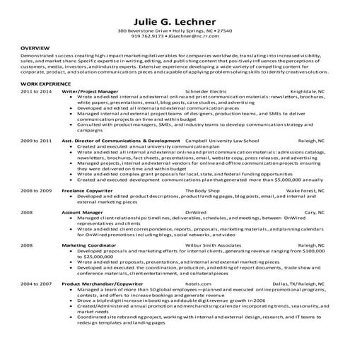 Julie_Lechner_Resume | PDF