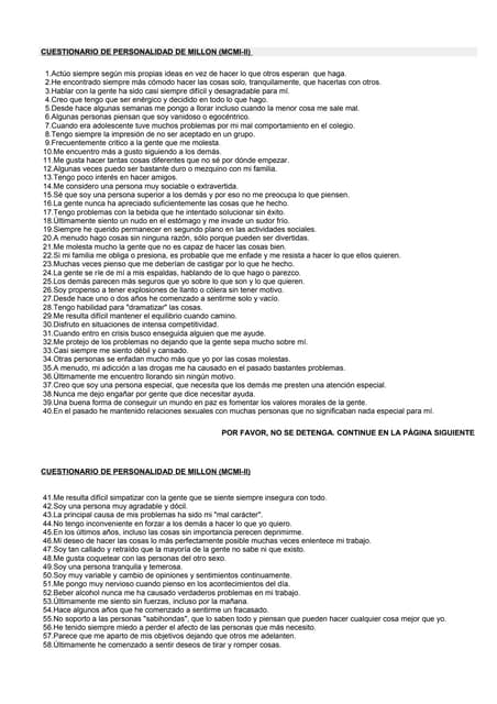 Escala de ansiedad (1) | PDF