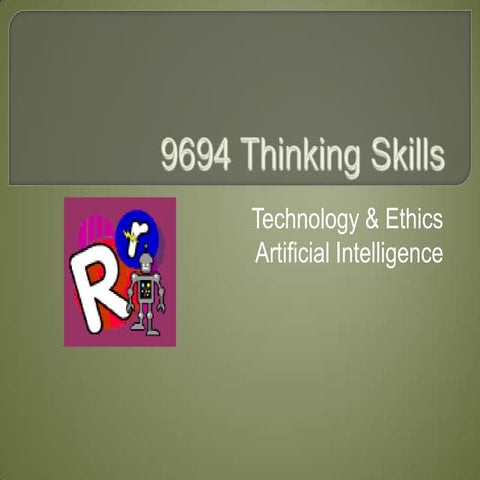 9694 thinking skills ai rev