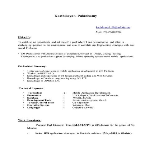 KarthikeyanUpdatedResume