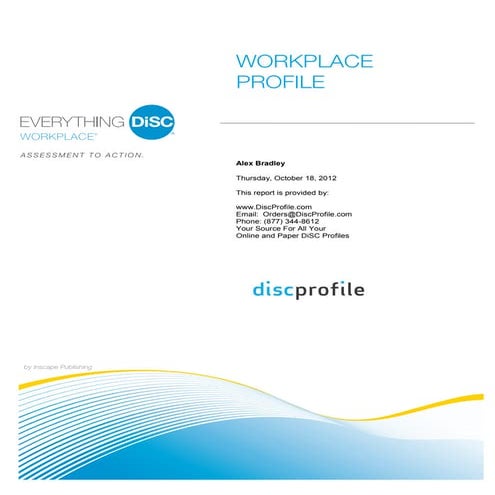 DISC Workplace Report