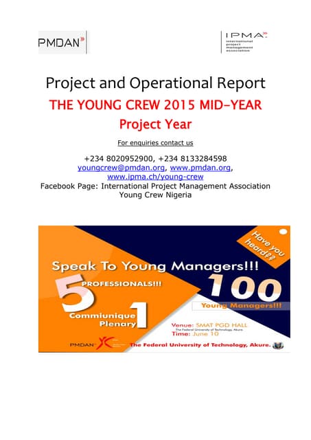Young Crew Newsletter