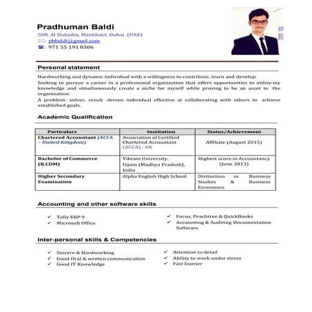 Resume-Syed Mohsin Updated | DOC