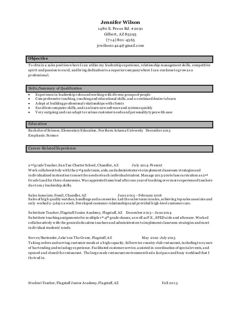 Jennifer Wilson Resume - 96e03b13 88a4 433b 8c6b 4191b22ee188 160427013222 Thumbnail 4 