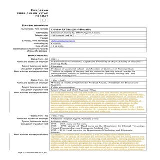 EUCV Dubravka Matijasic-Bodalec