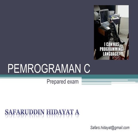 Pertemuan 07 - Pemrograman C