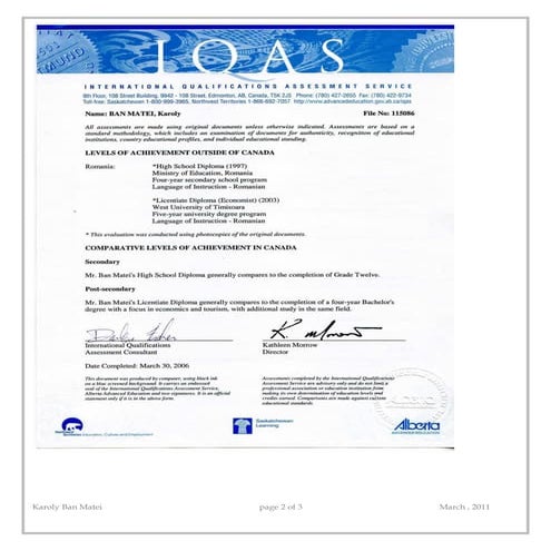 IQAS Karoly | PDF